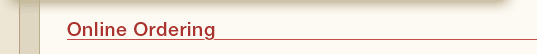 Online Ordering